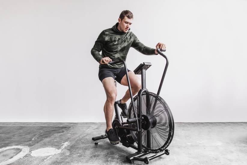 NOBULL 80NJ812felpa con cappuccio da uomo (tie-dye) militare