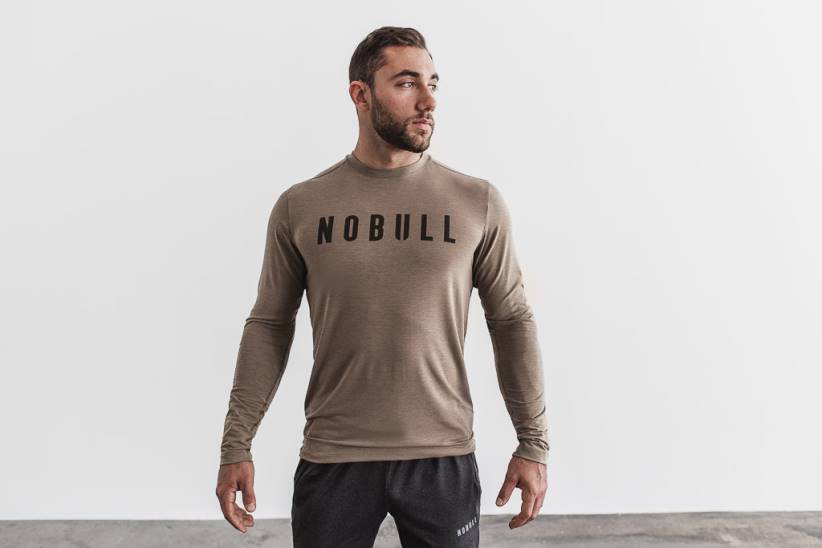 NOBULL 80NJ837maglietta a maniche lunghe da uomo rock