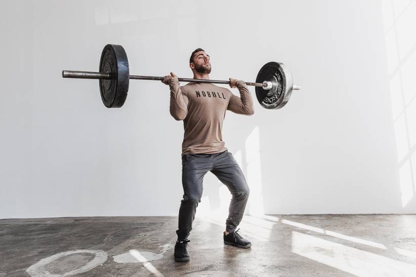 NOBULL 80NJ837maglietta a maniche lunghe da uomo rock