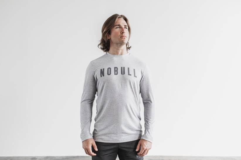 NOBULL 80NJ838maglietta leggera da uomo a maniche lunghe