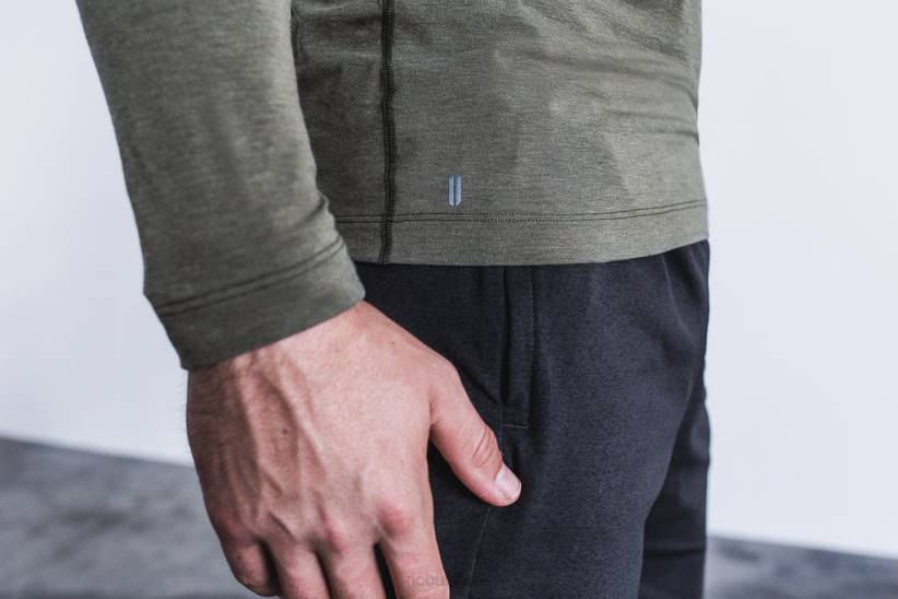 NOBULL 80NJ847maglietta militare a maniche lunghe da uomo