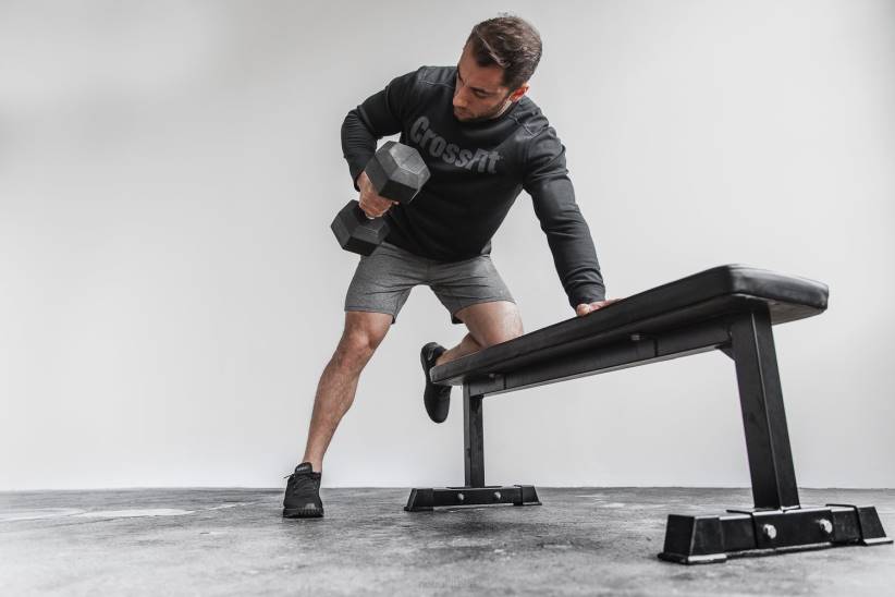 NOBULL 80NJ863felpa girocollo da uomo crossfit