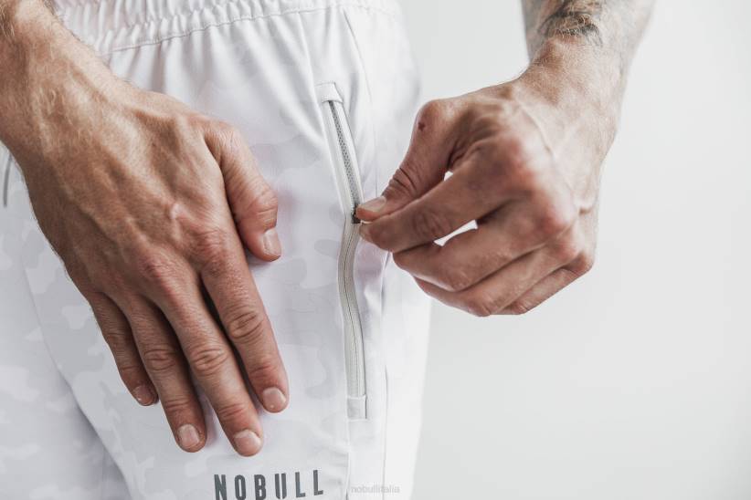 NOBULL 80NJ878jogger da uomo (mimetico) bianco