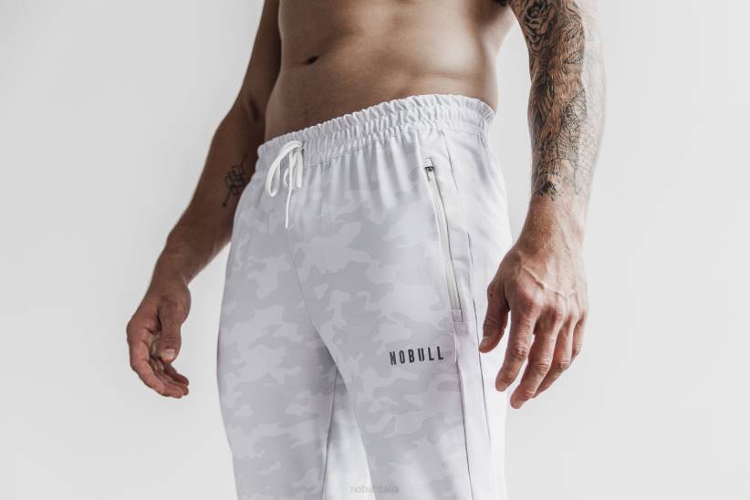 NOBULL 80NJ878jogger da uomo (mimetico) bianco