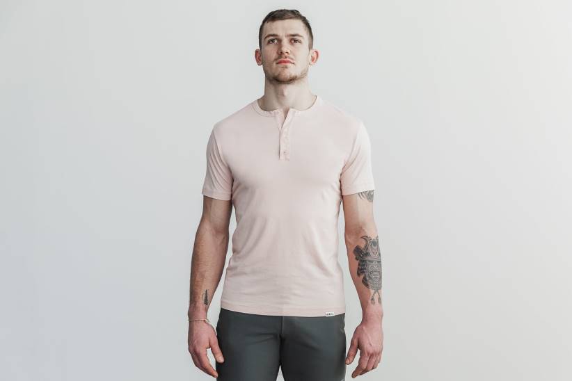 NOBULL 80NJ885maglietta serafino leggera da uomo Dusty