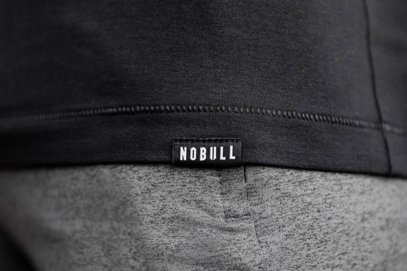 NOBULL 80NJ894maglia serafino leggera da uomo a maniche lunghe