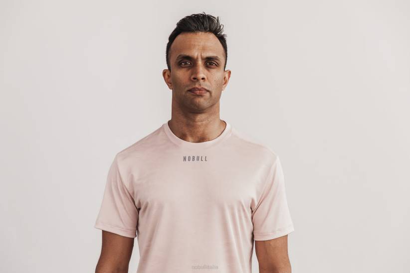 NOBULL 80NJ900maglietta da uomo testurizzata leggera (camo) polverosa