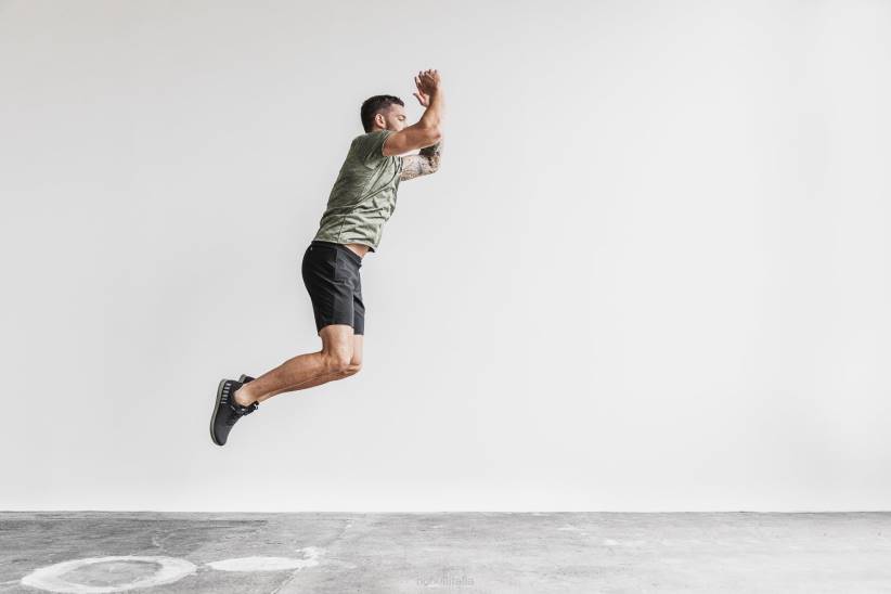 NOBULL 80NJ904T-shirt leggera testurizzata da uomo (mimetica) militare