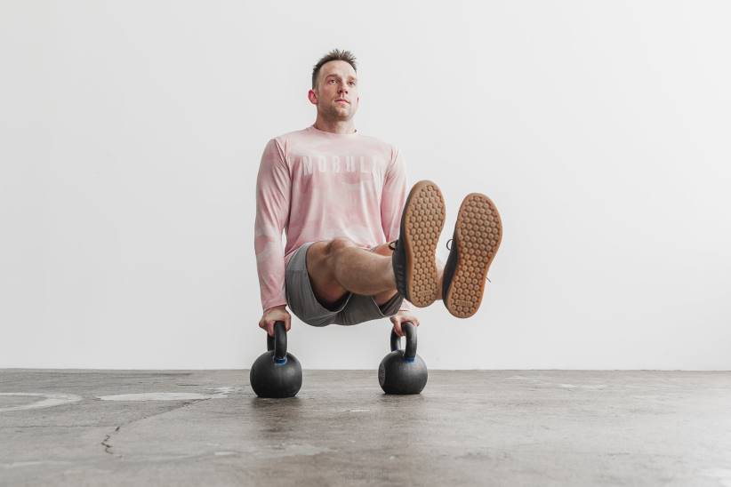 NOBULL 80NJ910maglietta a maniche lunghe da uomo (mimetica) polverosa