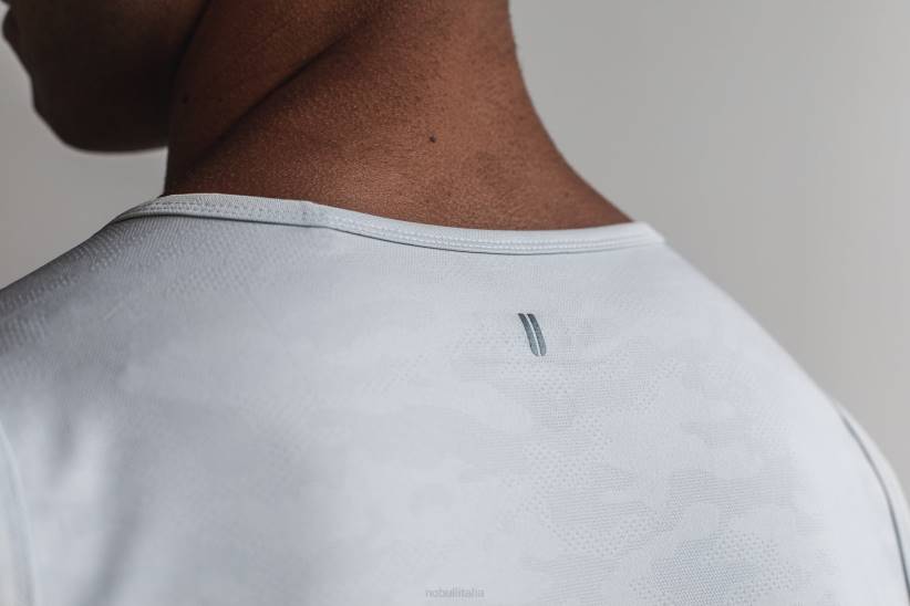 NOBULL 80NJ924canotta testurizzata leggera da uomo (camo) Frost