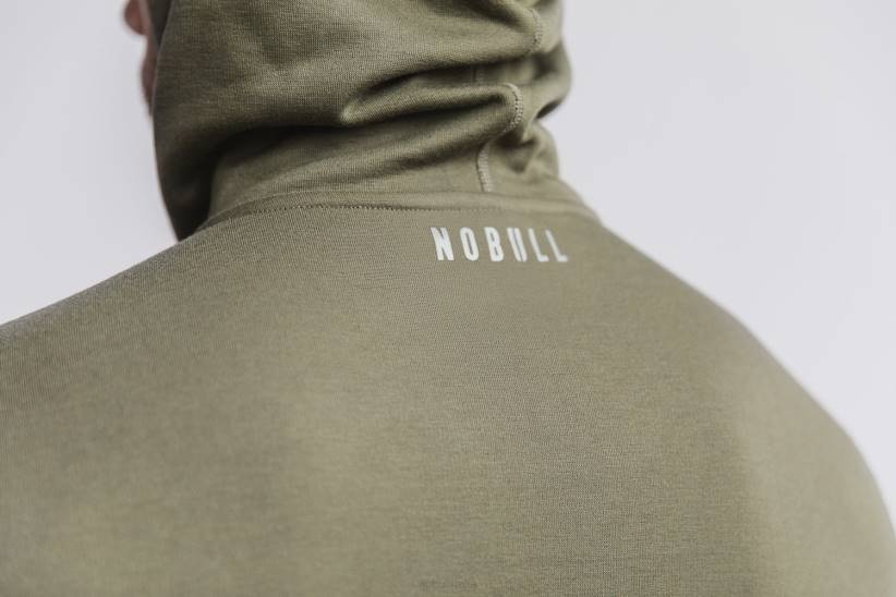 NOBULL 80NJ930felpa con cappuccio crossfit da uomo militare
