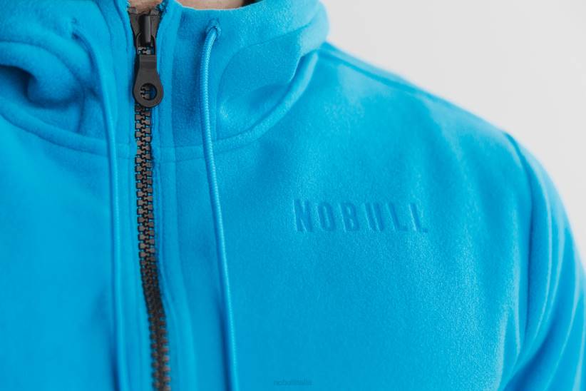 NOBULL 80NJ937giacca con zip artica da uomo (neon) blu