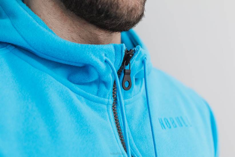 NOBULL 80NJ937giacca con zip artica da uomo (neon) blu