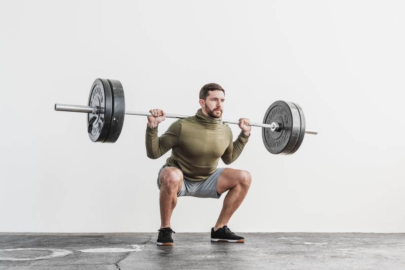 NOBULL 80NJ953Felpa con cappuccio da uomo performante militare