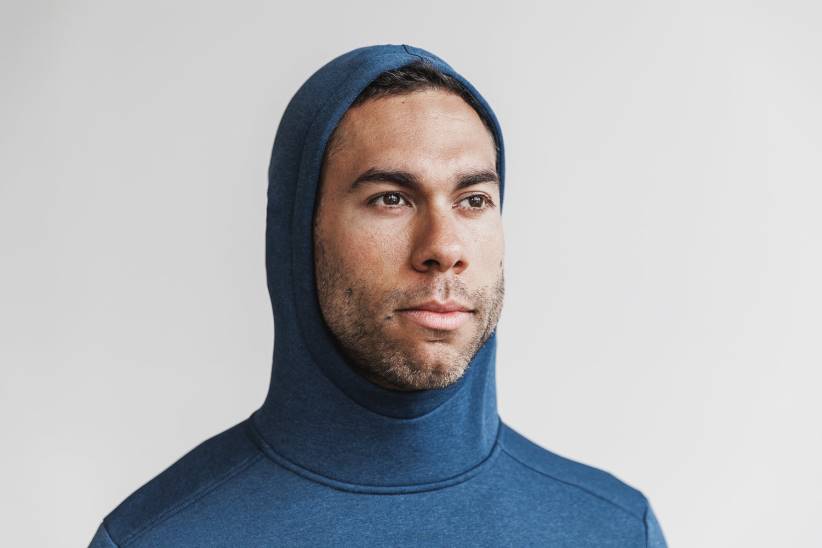 NOBULL 80NJ959Felpa con cappuccio da uomo performante in acciaio