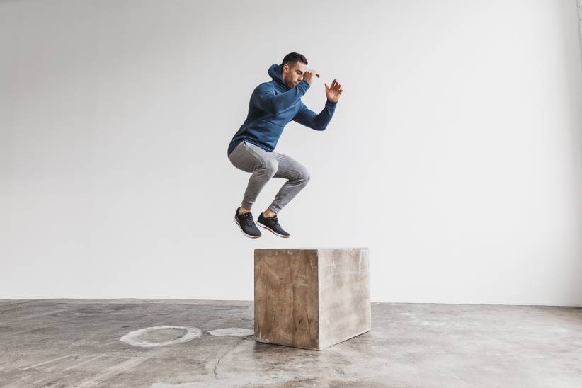 NOBULL 80NJ959Felpa con cappuccio da uomo performante in acciaio