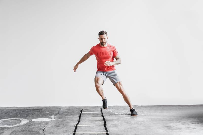 NOBULL 80NJ980maglietta da uomo (all love) rossa