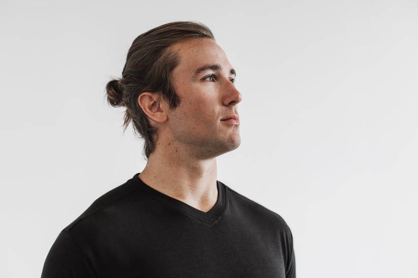 NOBULL 80NJ982maglietta da uomo con scollo a V