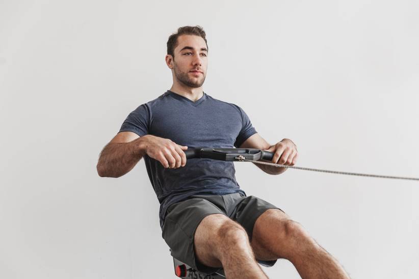 NOBULL 80NJ987maglietta da uomo con scollo a V