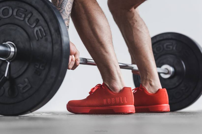 NOBULL 80NJ367scarpa da ginnastica da uomo più rossa