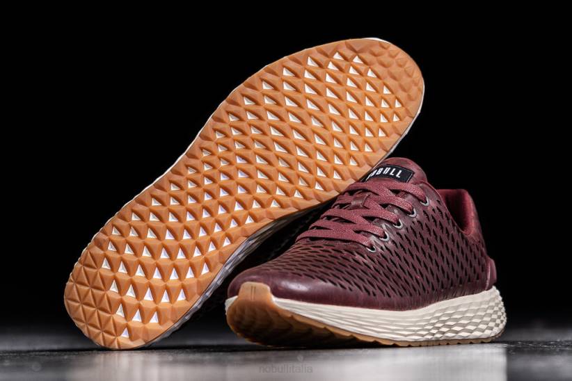 NOBULL 80NJ408runner in pelle da uomo