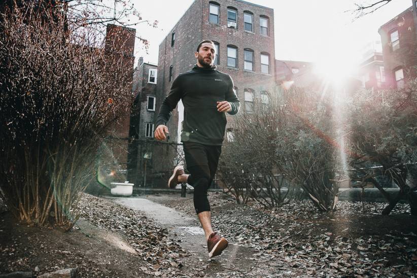 NOBULL 80NJ408runner in pelle da uomo