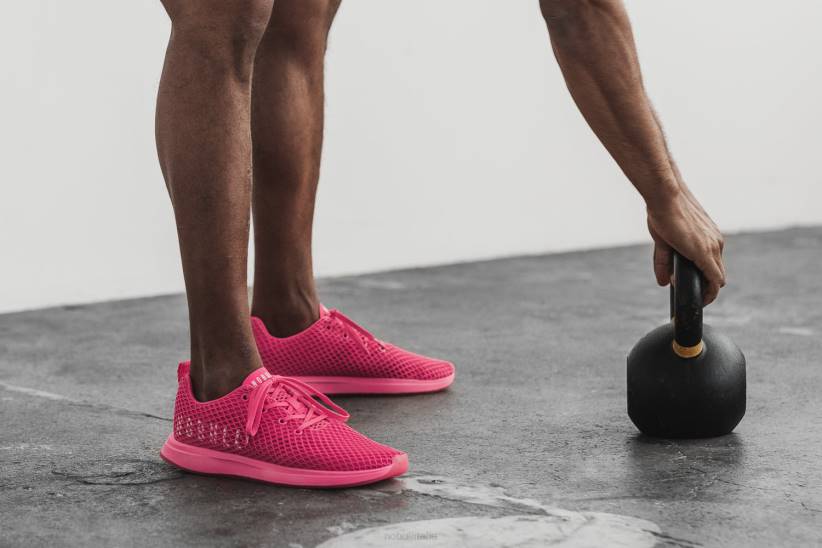 NOBULL 80NJ421runner da uomo in rete rosa