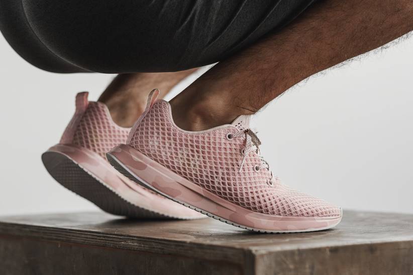 NOBULL 80NJ424runner da uomo in rete rosa