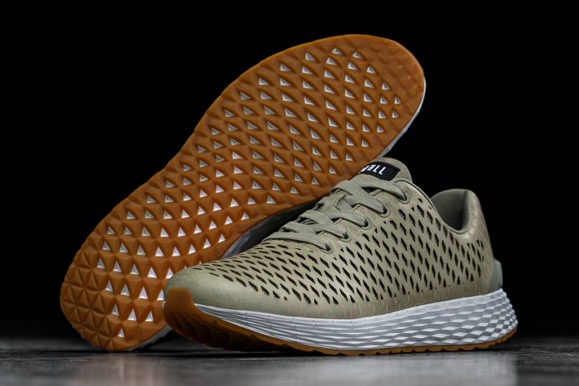 NOBULL 80NJ462runner in pelle da uomo