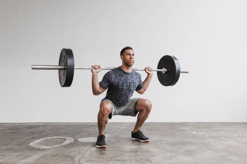 NOBULL 80NJ600maglietta da uomo (fiori di ciliegio) carbone