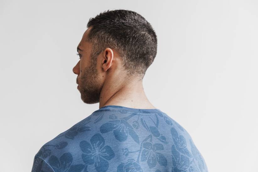 NOBULL 80NJ601maglietta da uomo (fiore di ciliegio) costiera