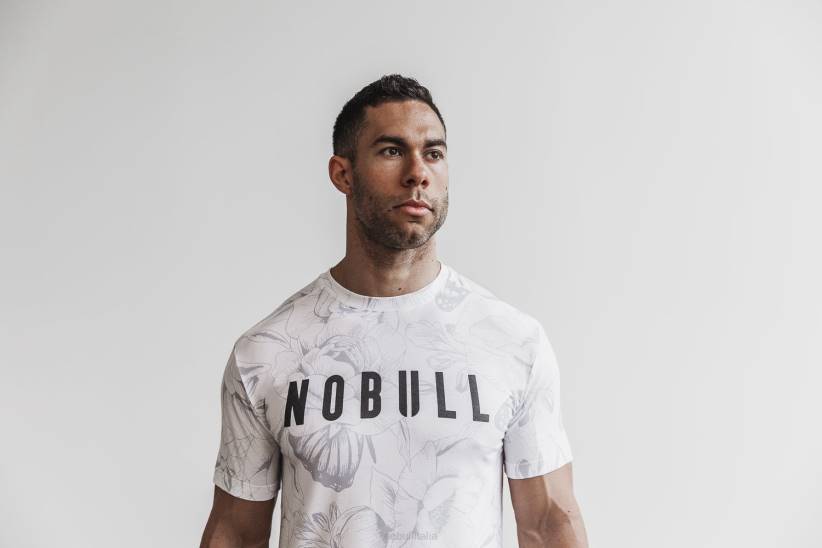 NOBULL 80NJ603maglietta da uomo (farfalla) grigia
