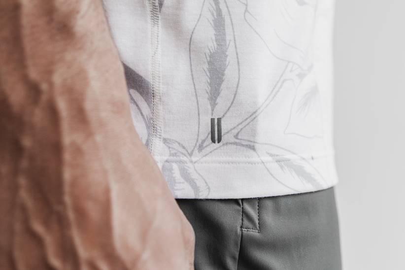 NOBULL 80NJ603maglietta da uomo (farfalla) grigia