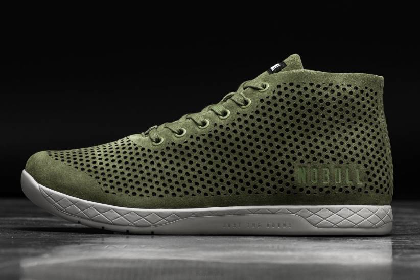 NOBULL 80NJ105scarpe da ginnastica medie da uomo in pelle scamosciata