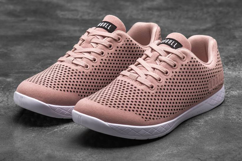 NOBULL 80NJ115sneaker da uomo in pelle scamosciata blush