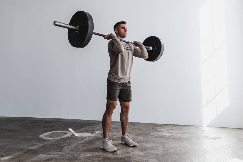 NOBULL 80NJ166scarpe da ginnastica medie da uomo in pelle scamosciata