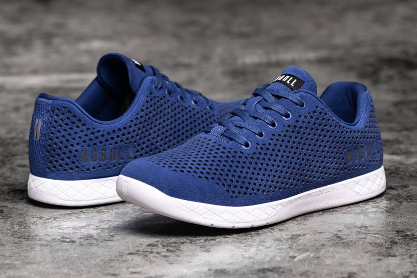 NOBULL 80NJ238vera scarpa da ginnastica in pelle scamosciata da uomo