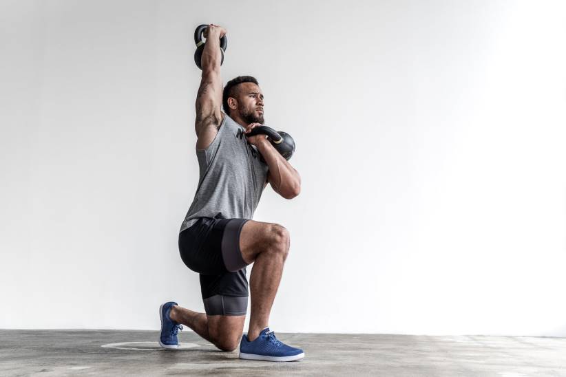 NOBULL 80NJ238vera scarpa da ginnastica in pelle scamosciata da uomo