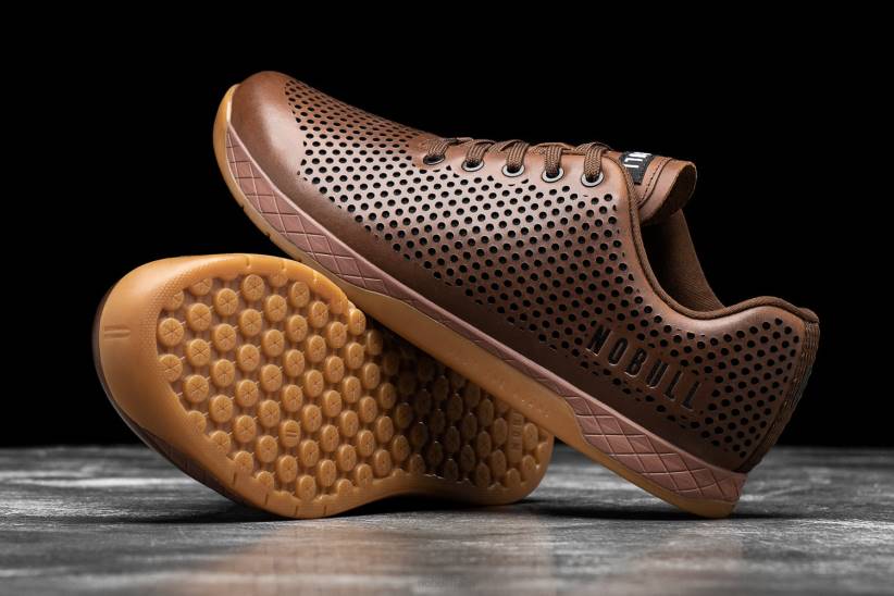 NOBULL 80NJ285scarpa da ginnastica in pelle da uomo