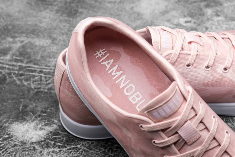 NOBULL 80NJ66sneaker da uomo in tela rosa