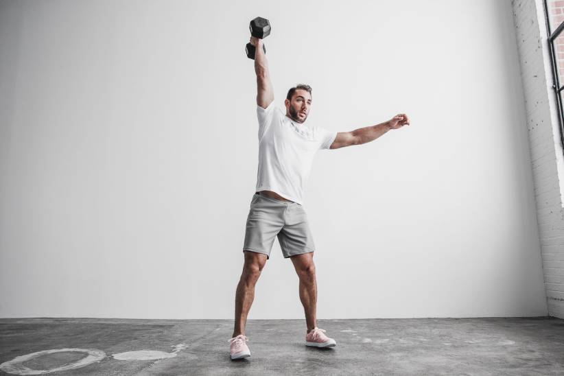 NOBULL 80NJ66sneaker da uomo in tela rosa