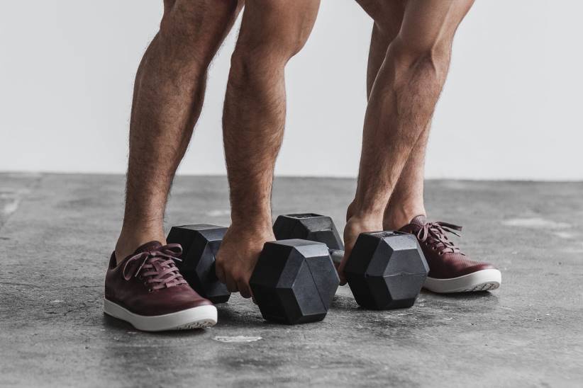 NOBULL 80NJ69scarpa da ginnastica in pelle da uomo