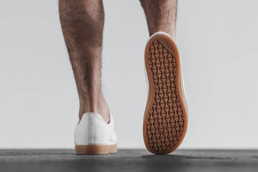 NOBULL 80NJ8sneaker da uomo in tela avorio