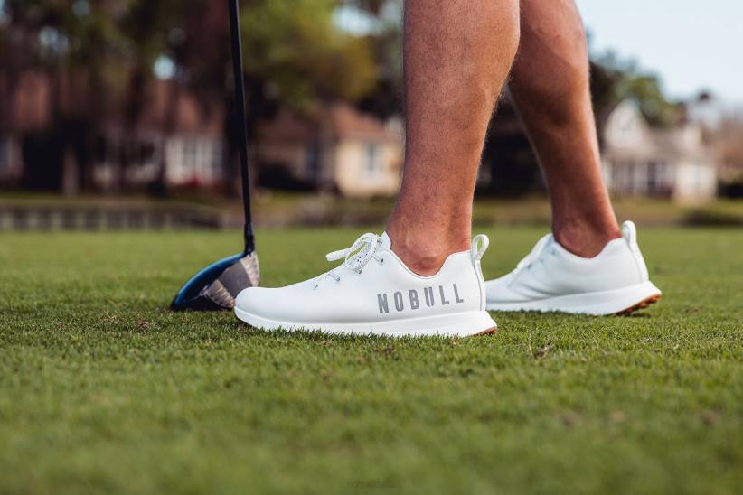 NOBULL 80NJ572scarpa da golf da uomo bianca
